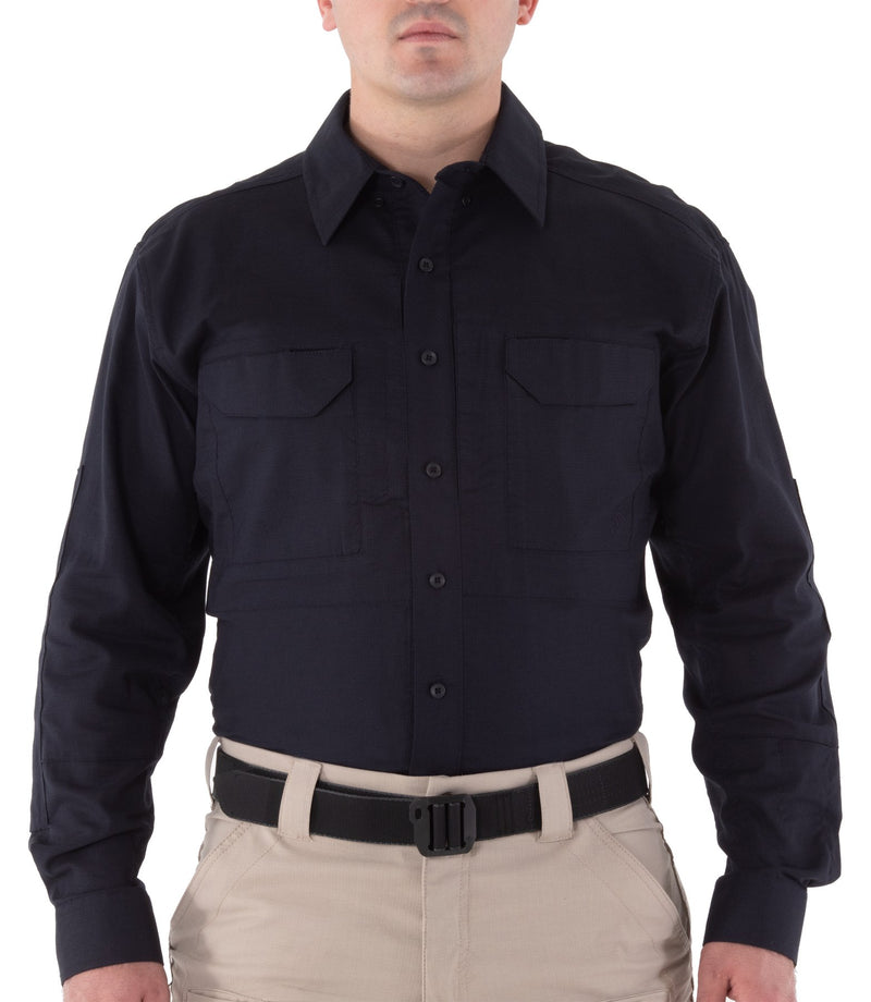 V2 Tactical Long Sleeve Shirt in Navy, Black , Grey & White