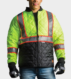 Hi Vis Quilted Chore Coat Chore Coat