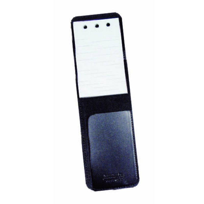 Large Ticket Book Holder | Black | Leather | Two Sizes