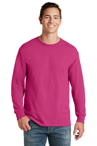 Dri-Power 50/50 Cotton/Poly Long Sleeve T-Shirt | Multiple Colors