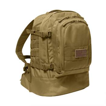 Rothco Skirmish 3 Day Assault Backpack | Black, Coyote