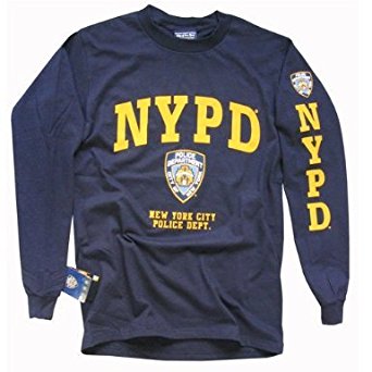 Officially Licensed NYPD Long Sleeve Shirt | Navy