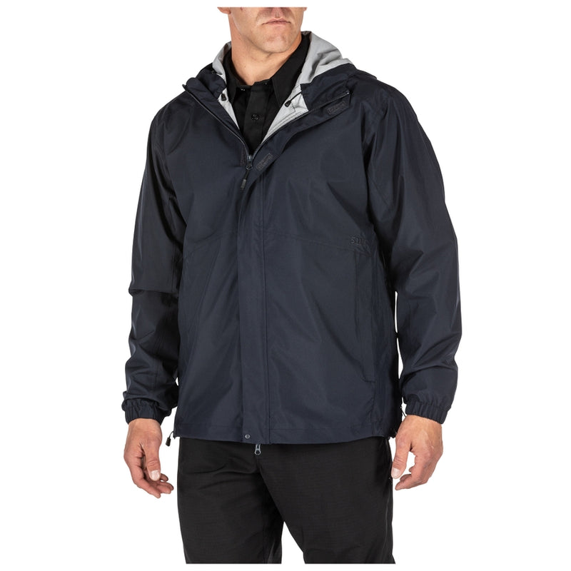 5.11 Duty Rain Shell | Black and Navy