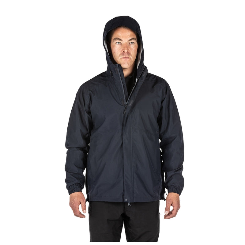 5.11 Duty Rain Shell | Black and Navy