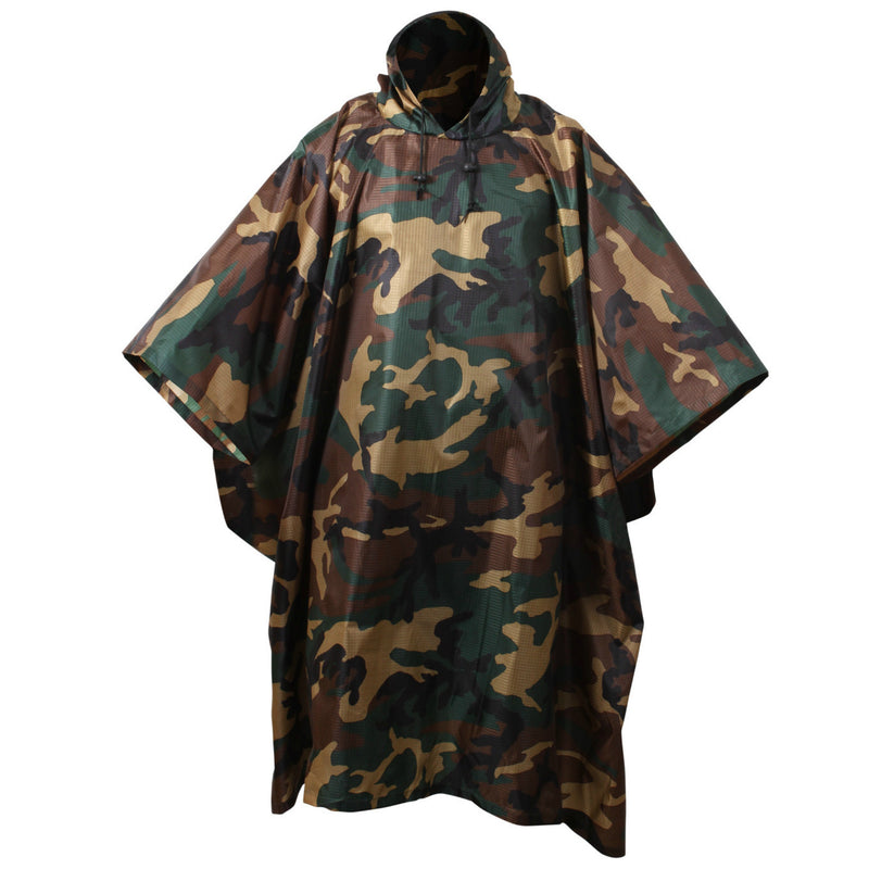 G.I. Type Rip-Stop Poncho | Multiple Colors