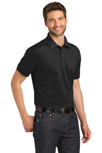 Stretch Pique Polo in Men&