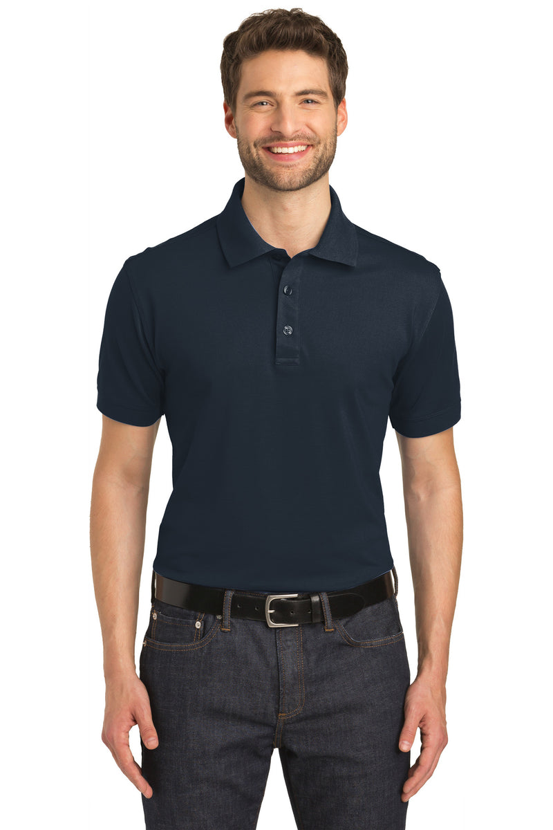 Stretch Pique Polo in Men&