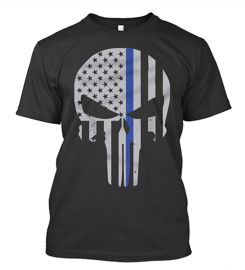 Thin Blue Line "Skull" Tee