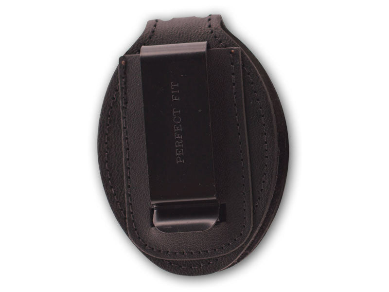 Recessed Belt Clip Badge Holder with Velcro Closure