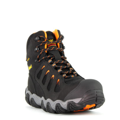 Thorogood CROSSTREX SERIES – WATERPROOF – 6″ BLACK SAFETY TOE HIKER