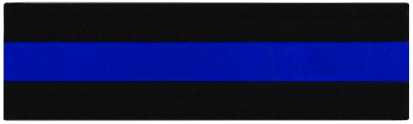 Mourning Band Badge Patch Shroud  - Blue Line