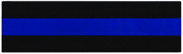 Mourning Band Badge Patch Shroud  - Blue Line