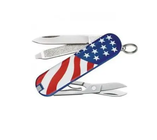 Classic SD Swiss Army Knife USA Flag