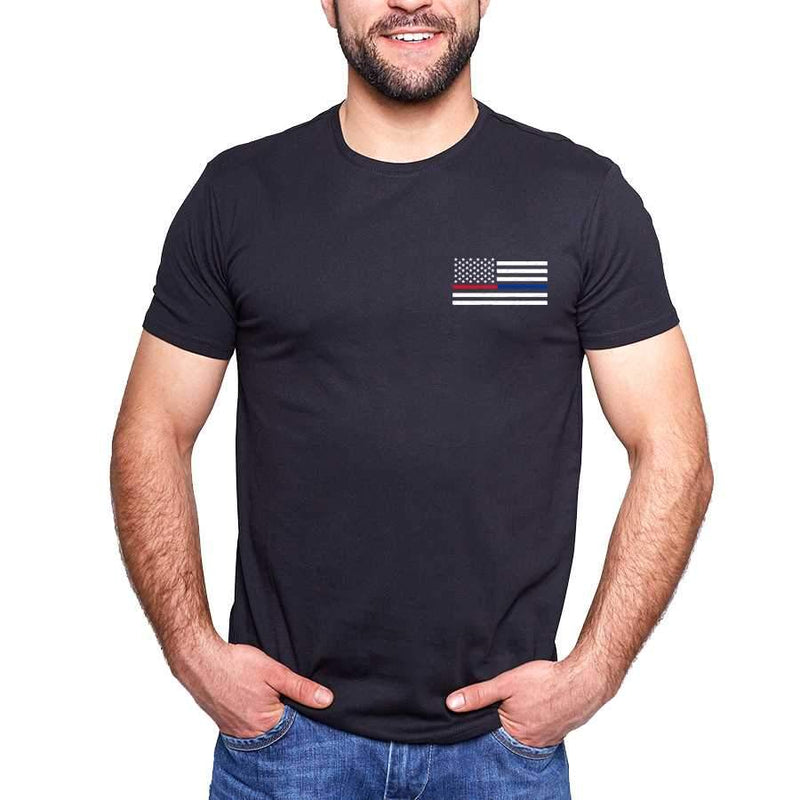 Thin Blue-Red Line "Remember" T-Shirt