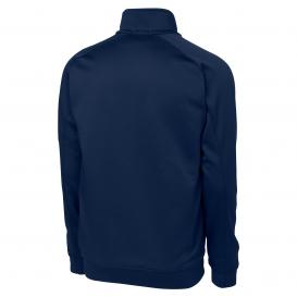 Sport-Tek Tech Fleece 1/4-Zip Pullover Sweatshirt | Black, Navy