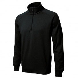 Sport-Tek Tech Fleece 1/4-Zip Pullover Sweatshirt | Black, Navy