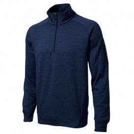 Sport-Tek Tech Fleece 1/4-Zip Pullover Sweatshirt | Black, Navy