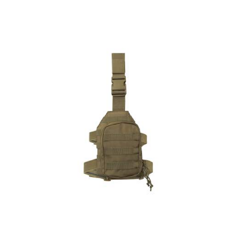 Molle Drop Leg Panel | Black or Coyote Brown