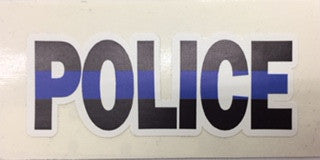 Thin Blue Line "Police" Sticker |  3"