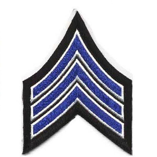 Sergeant Chevron NYPD Style Set of 2 Small or Large