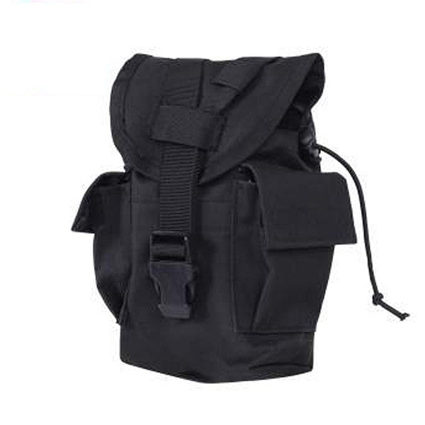 MOLLE II Canteen & Utility Pouch | Black - BLACK