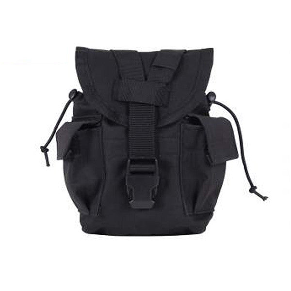 MOLLE II Canteen & Utility Pouch | Black - BLACK