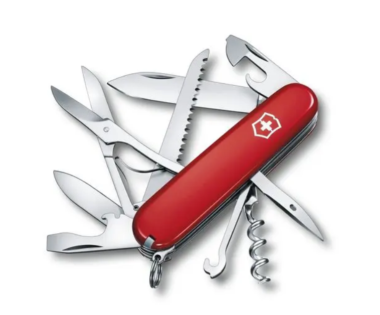 Huntsman Swiss Army Knife in Red