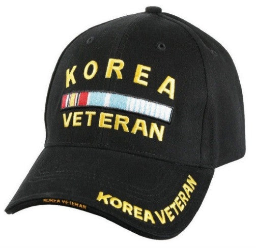 Low Profile Insignia Hat | Korea Veteran | Black