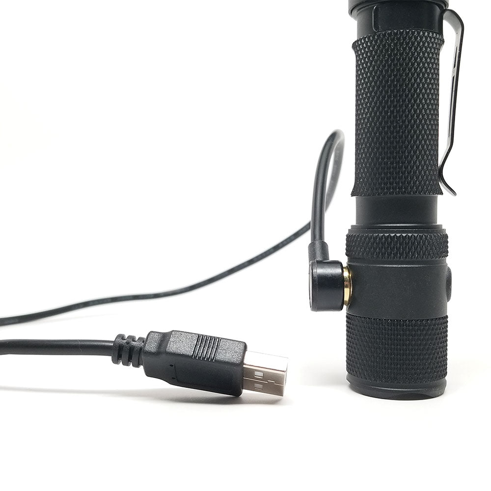 1300 Lumen Rechargeable  Tactical Flashlight