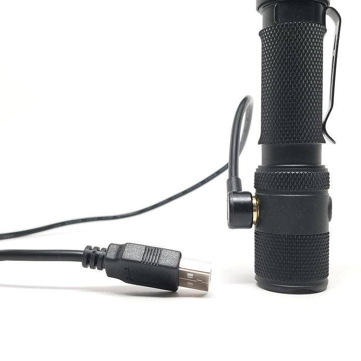 1300 Lumen Rechargeable  Tactical Flashlight