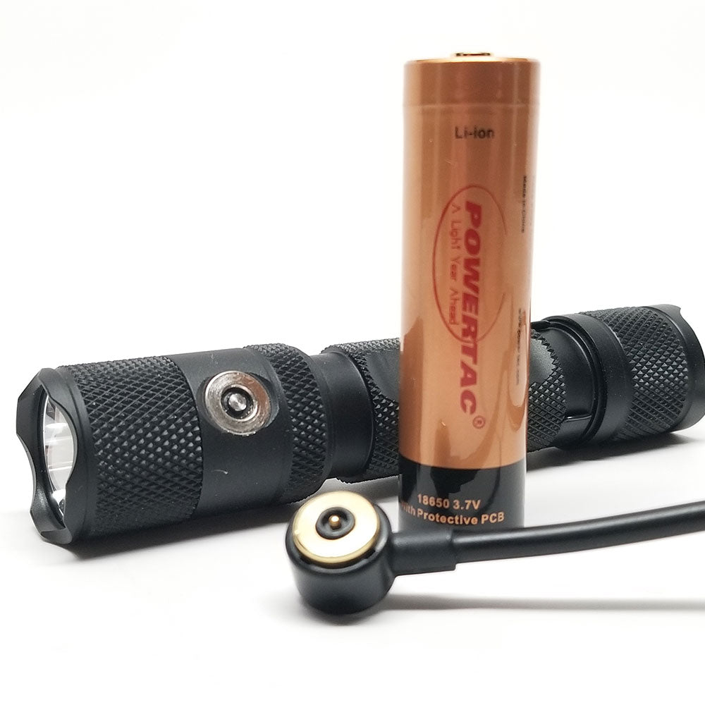 1300 Lumen Rechargeable  Tactical Flashlight