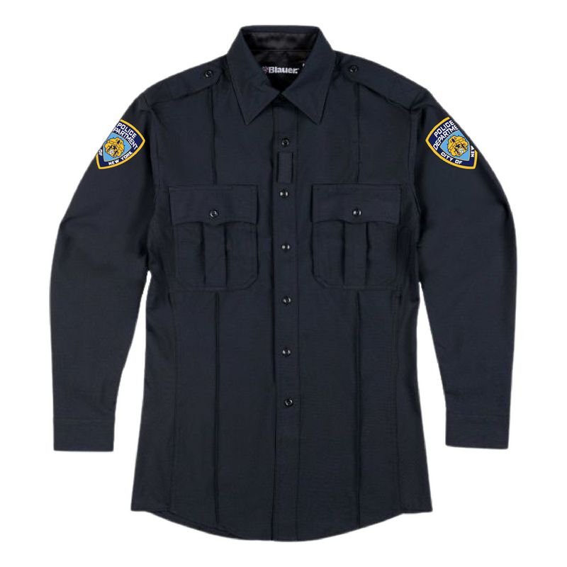 Blauer Long Sleeve NYPD FlexRS Super Shirt with NYPD patches