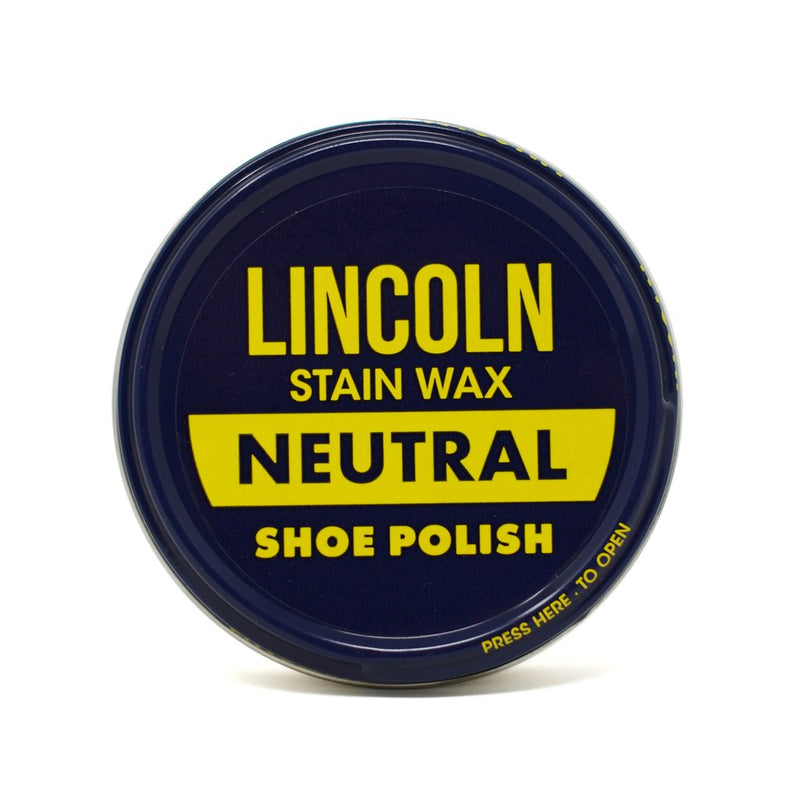Lincoln Original Stain Wax Shoe Polish - Neutral