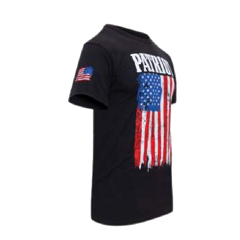Patriot Distressed Flag Tee Shirt