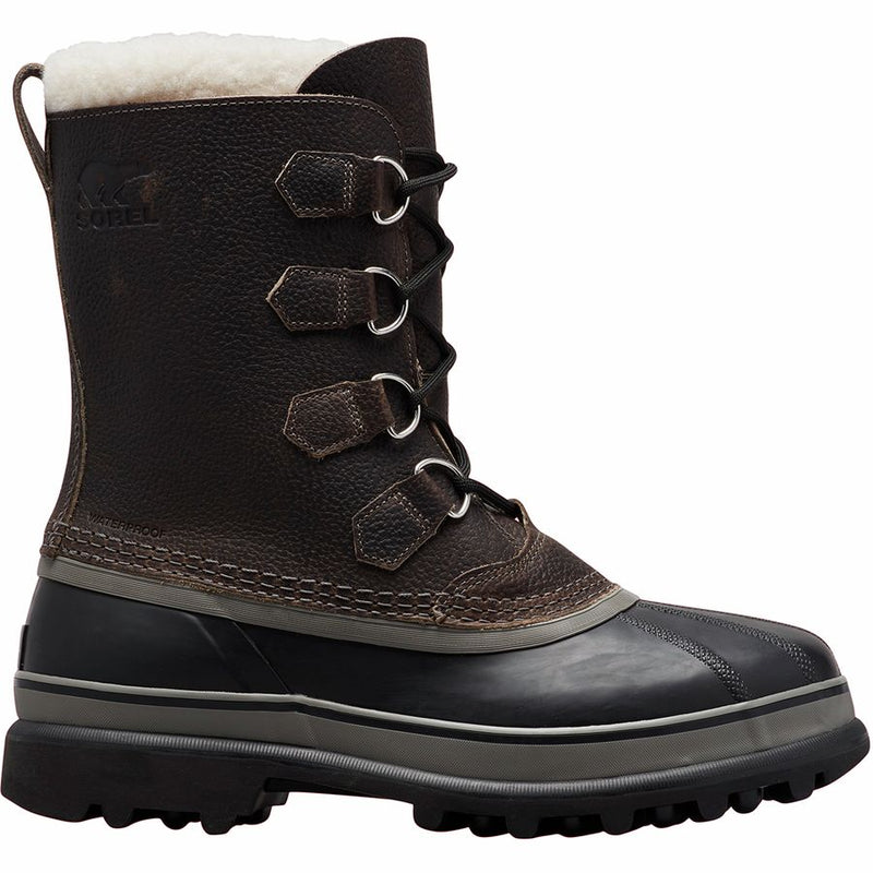 Sorel Caribou Wool Lined Boot in Quarry