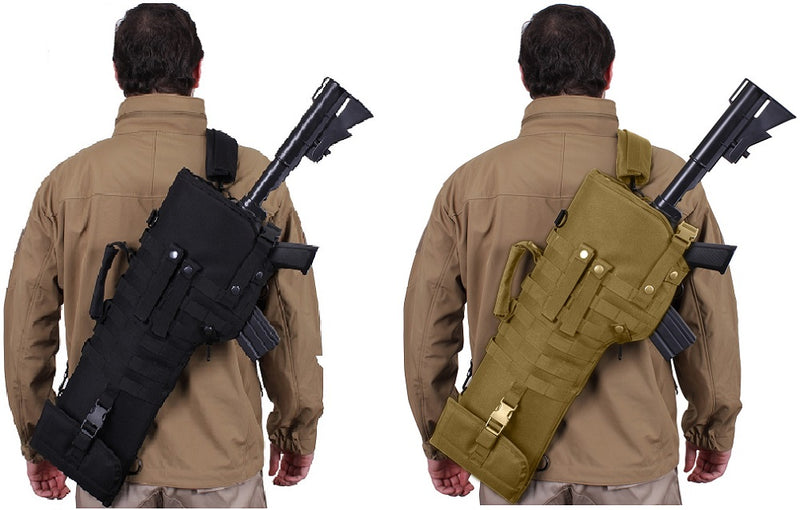 Molle Tactical Rifle Scabbard / Holster | Black or Coyote