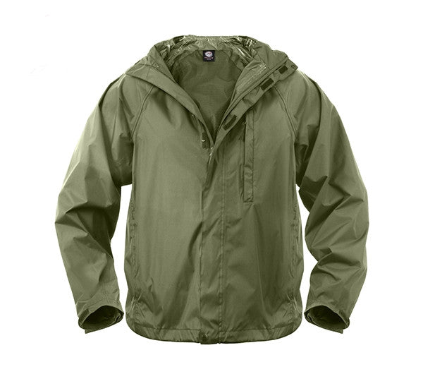 Packable Rain Jacket | Olive