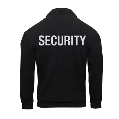 Security Quarter Zip Job Shirt | Black