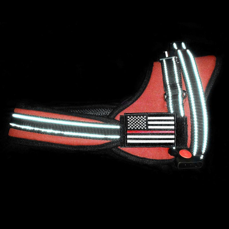 Thin Red Line Dog Harness | Multiple Sizes