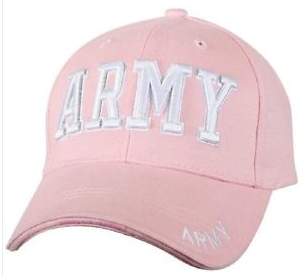 Low Profile Insignia Hat | Army | Pink