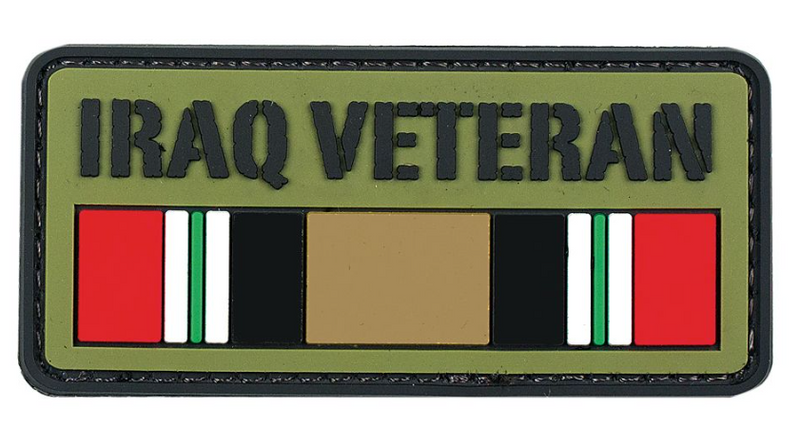 Iraq Veteran - Rubber Patch