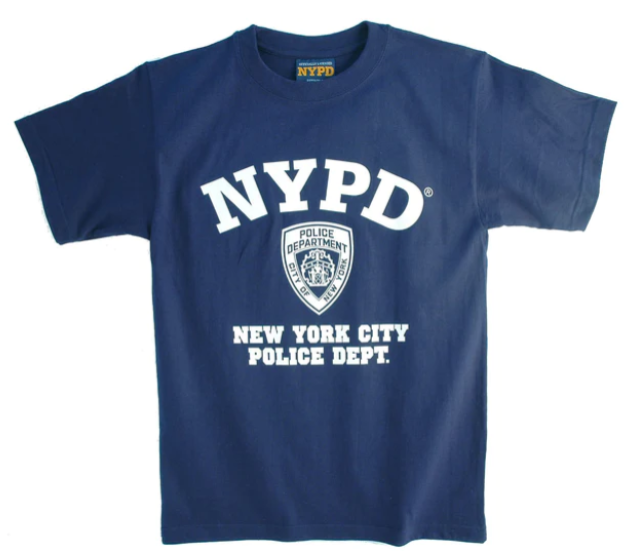 NYPD T-Shirt w/ Logo & Lettering