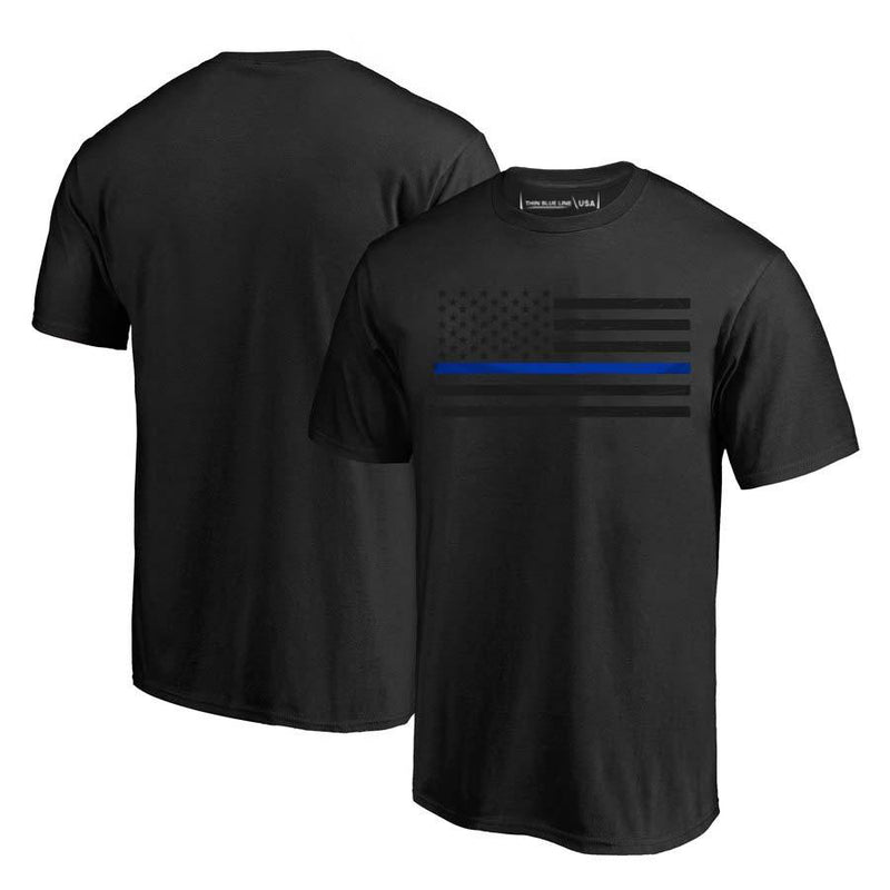 Thin Blue Line "Subdued Blue Line Flag" T-Shirt