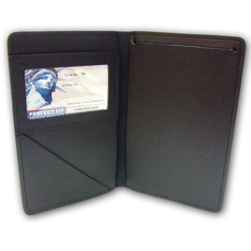 Ticket Book Holder | Black | Leather | Two Sizes