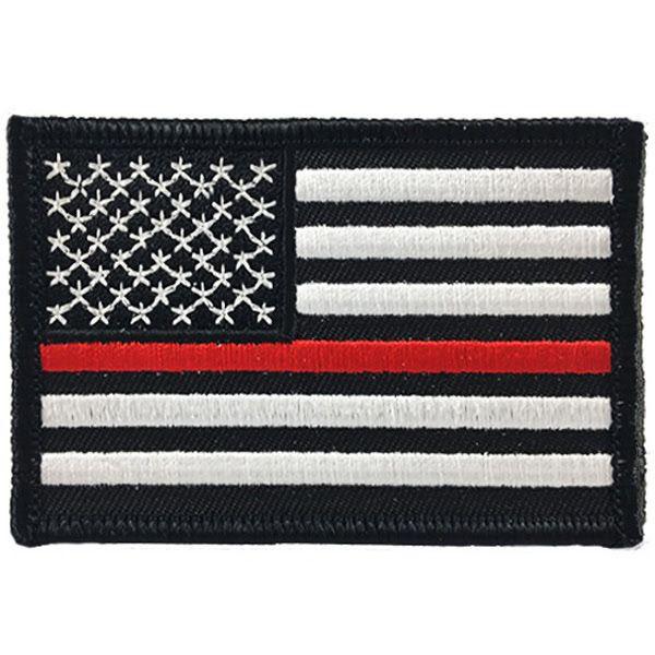 Thin Red Line Flag Patch | Velcro