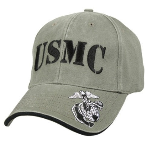 Low Profile Insignia Hat | U.S.M.C | Olive