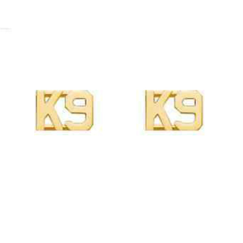 K9 Insignia 3/8" Letter | Gold or Silver