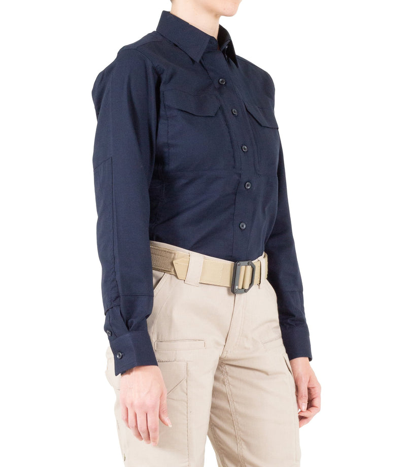 Ladies V2 Tactical Uniform Shirt Long Sleeve  | Navy, Black, White or Grey