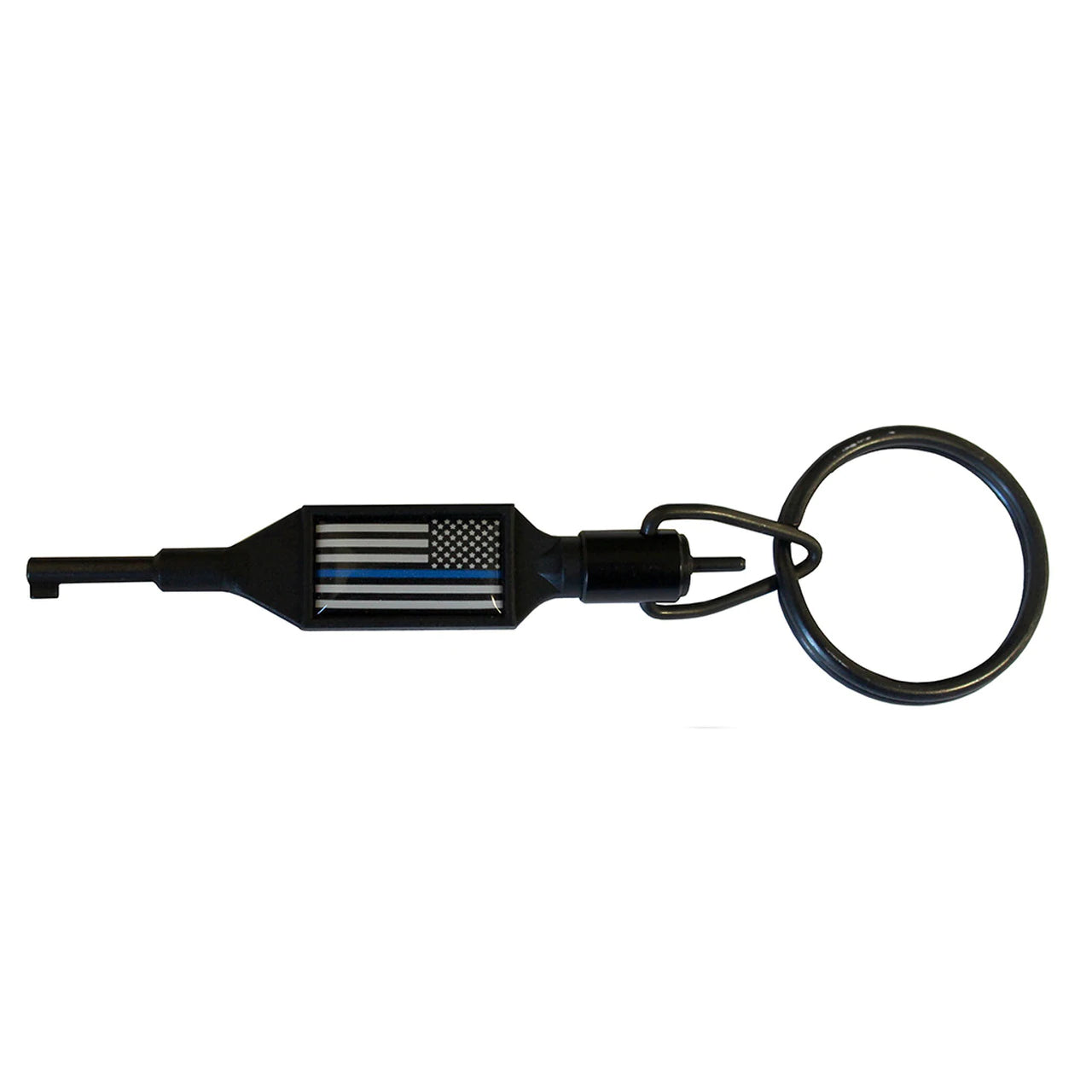 Zak Tool Swivel Key W/ Thin Blue Line – Harriman Army-Navy