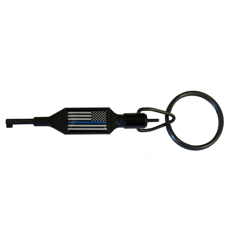Zak Tool Swivel Key W/ Thin Blue Line